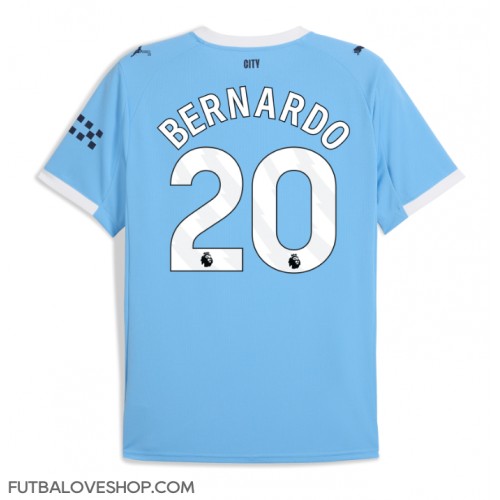 Dres Manchester City Bernardo Silva #20 Domáci 2025-26 Krátky Rukáv